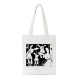 Gothic Rabbit Canvas Bag Harajuku Totes Punk Shoulder Bag