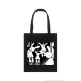 Gothic Rabbit Canvas Bag Harajuku Totes Punk Shoulder Bag