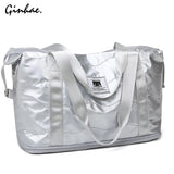 Women Gym Bag Sports Fitness Handbag Training Bags For Shoes Travel Dry And Wet