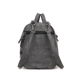 Women Rivets Fur Ball Pendant Handbag Shoulder Bag