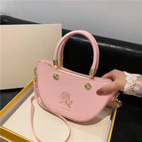 Women Hand Bag Rose Flower Printed One-shoulder Messenger Bag