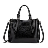 Vintage Red Shoulder Bag Soft PU Leather Totes Designers