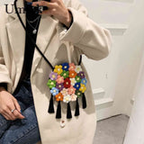 Hand-Woven Embroidered Clutch for Women