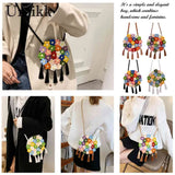 Hand-Woven Embroidered Clutch for Women