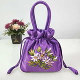 Hand-embroidered Silk Handbag Ethnic Style Clutch