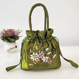 Hand-embroidered Silk Handbag Ethnic Style Clutch