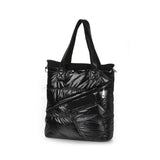 Winter Space Cotton Handbag Shoulder Bag Down Female Warm Tote Clutches