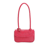 Crocodile Crossbody Bag for Women Candy Color Single Shoulder Handbag