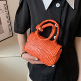 Crocodile Crossbody Bag for Women Candy Color Single Shoulder Handbag