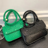 Crocodile Crossbody Bag for Women Candy Color Single Shoulder Handbag