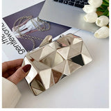 Geometric Mini Party Evening Purse Crossbody Shoulder Bag Box Clutch