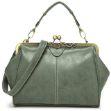 Retro PU Leather Shoulder Bag Women Messenger Bags XKX04