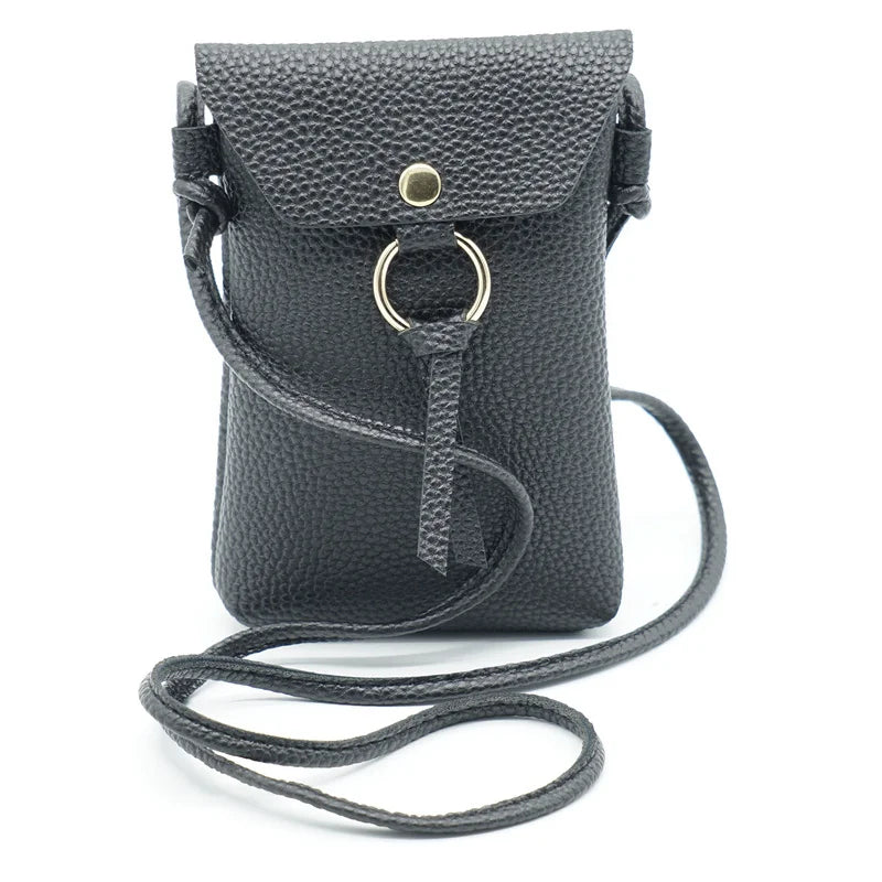 Women Handbag Small Shoulder Bag Mini Casual Messenger with Tassel