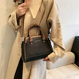 Women Handbag Square Business Commuter Messenger Bag