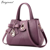 Women Handbag High PU Leather Totes Brief Bags Women Shoulder Bag