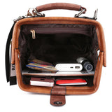Leather Shoulder Bag Women Crossbody Tote with Star Pendant