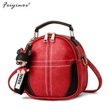 Leather Women Shoulder Bag Small Crossbody Handbag Casual Square Style