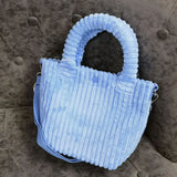 Plush Mini Bag Women Handbag Small Tote Shoulder Messenger Bag