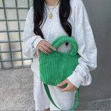 Plush Mini Bag Women Handbag Small Tote Shoulder Messenger Bag