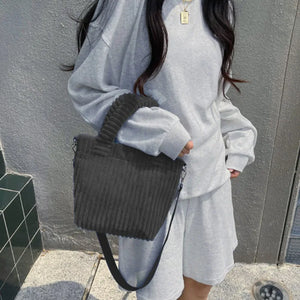 Plush Mini Bag Women Handbag Small Tote Shoulder Messenger Bag