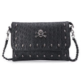 Rivet Skull Gothic Crossbody Shoulder Bag