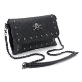 Rivet Skull Gothic Crossbody Shoulder Bag