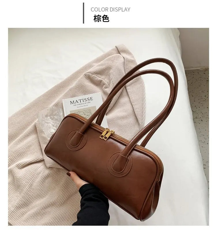 Vintage Leather Women's Shoulder Bag Handbag