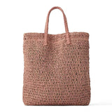 Women Straw Beach Bag Large Capacity Bohemia Shoulder Bag