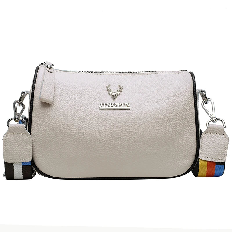 Genuine Leather Women's Shoulder Bag Soft Cowhide Messenger Bag