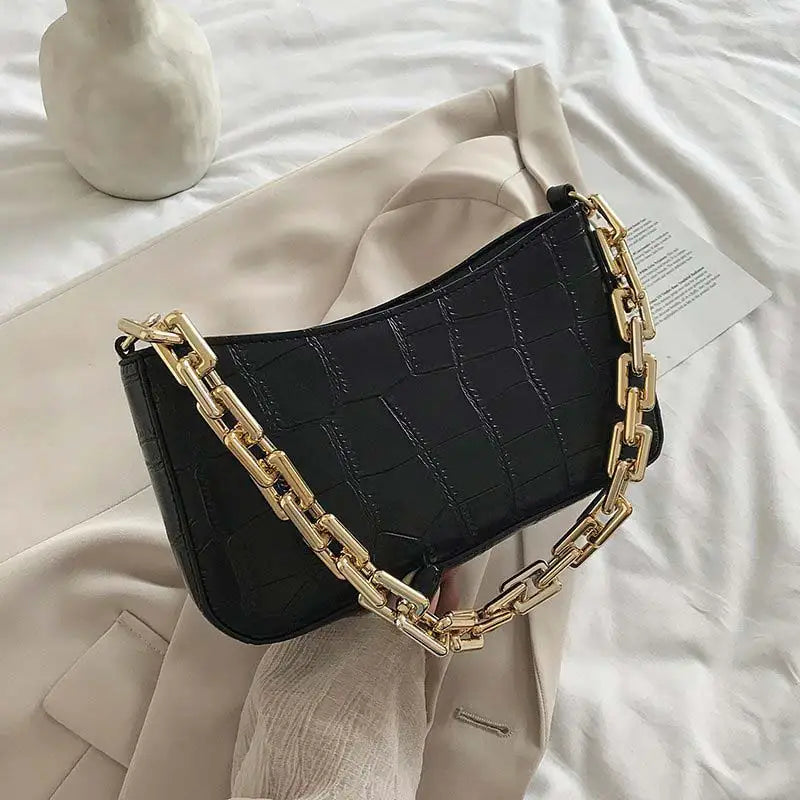 Crocodile Pattern Shoulder Bag Crossbody Purses