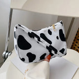 Vintage Small Bag with Animal Print Pattern