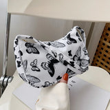 Vintage Small Bag with Animal Print Pattern