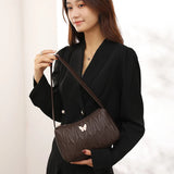 Vintage Women's Handbag Small Hobo Purse Butterfly Crossbody Bag