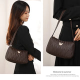 Vintage Women's Handbag Small Hobo Purse Butterfly Crossbody Bag