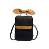 Women Handbags Bow Decoration Mobile Phone Bags Female Crossbody Purse