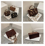 Vintage Star Moon Shoulder Messenger Bag with Chain