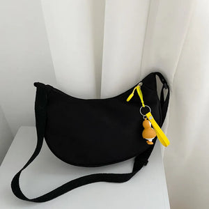 Nylon Messenger Bags Women Handbags Lady Underarm Clutch Single Shoulder Bags