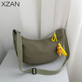 Nylon Messenger Bags Women Handbags Lady Underarm Clutch Single Shoulder Bags