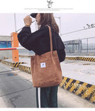 Canvas Shoulder Bag for Women Large Capacity Shopping Bags
