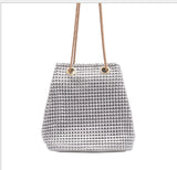 Rhinestone Mini Bucket Bag Crossbody Evening Bag