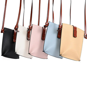 Women PU Leather Shoulder Bag Large Capacity Phone Purse