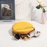 Women Lattice Shoulder Bags High Leather Crossbody Purses