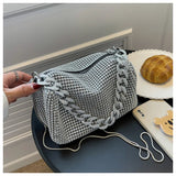 Diamonds Crossbody Bag with Chain XY-6322