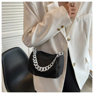 Diamonds Crossbody Bag with Chain XY-6322