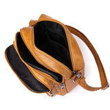 Women Small Crossbody Bag Soft PU Leather Messenger Bag Ladies Flap Bag