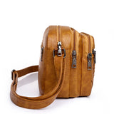 Women Small Crossbody Bag Soft PU Leather Messenger Bag Ladies Flap Bag