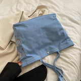 Canvas Tote Bag Women Shoulder Bags Cartoon Handbags