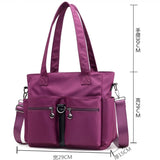 Waterproof Nylon Handbag for Women Crossbody Shoulder Bag