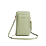 Women Handbags Famous Pu Leather Touch Screen Mobile Phone Pouch