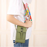 Women Handbags Female Pu Leather Shoulder Bags Touch Screen Hand bag Phone Purse